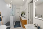 Private ensuite bathroom with walk-in shower